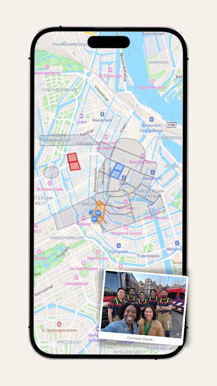 Bekijk Zone Tag gameplay in Amsterdam
